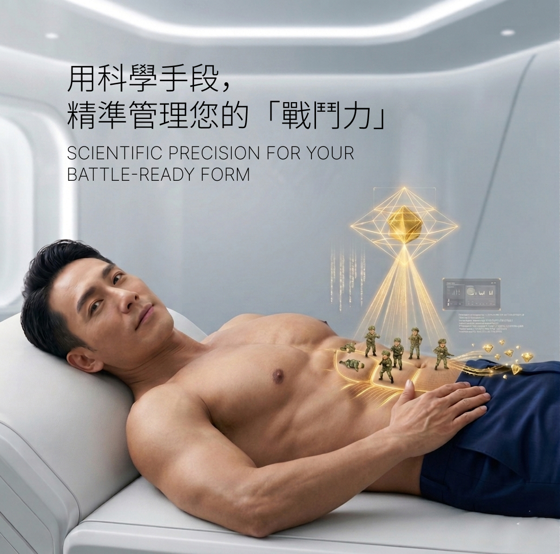 男士 INDIBA 療程 — 精準管理戰鬥力